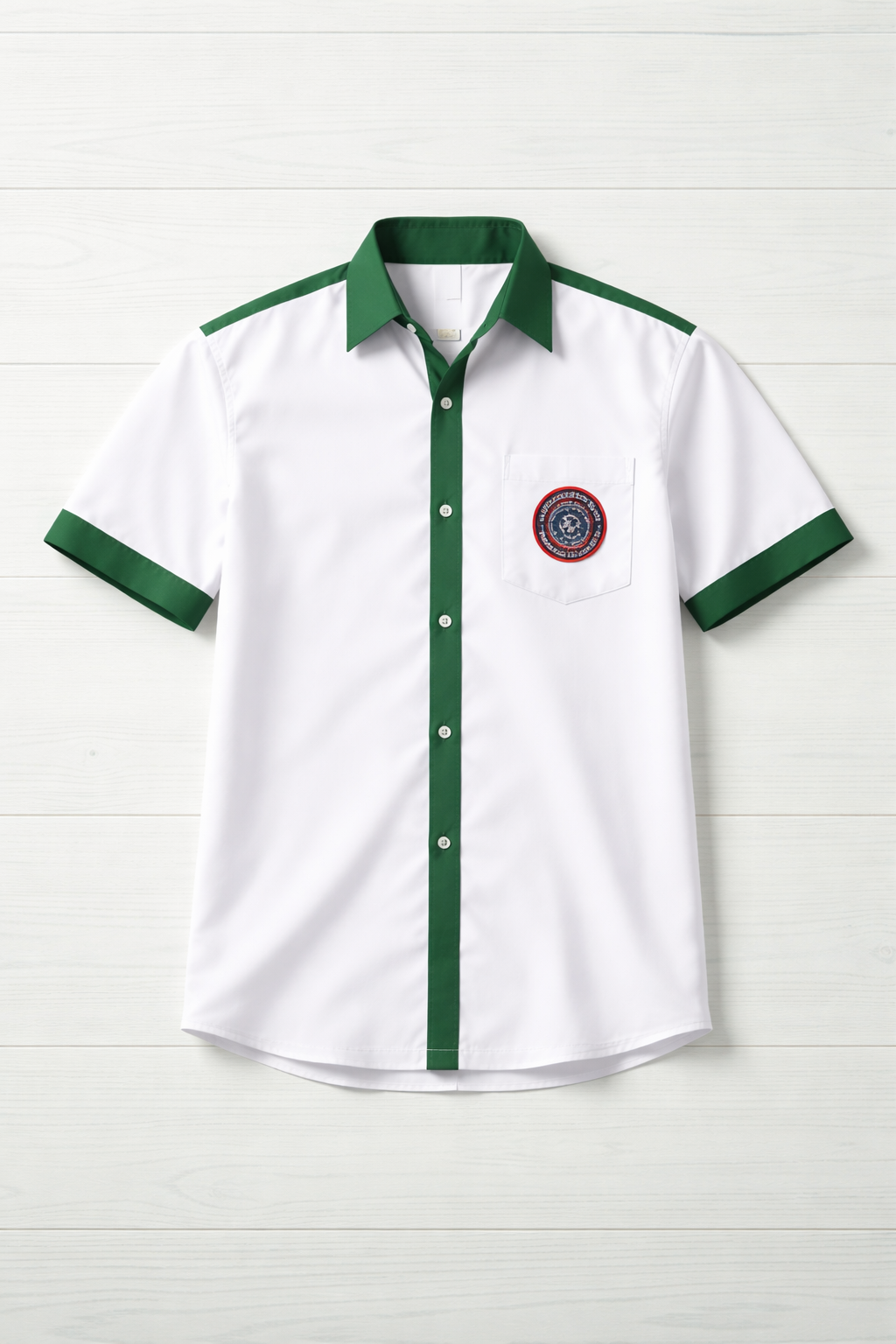 1771662794310.png Everest House Half Shirt Green - Image 1
