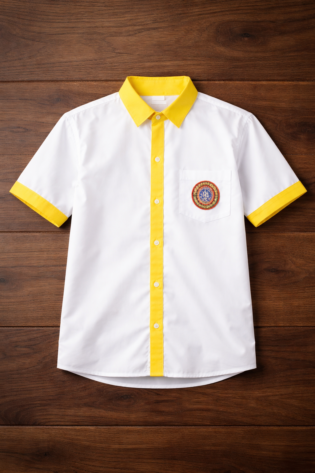 1771662810044.png Everest House Half Shirt Yellow - Image 1