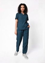 Classic Women's V-Neck (Forest Green)  Scrub