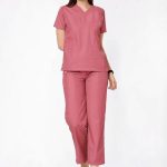 Classic Women's V-Neck (Mauve)  Scrub
