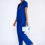 Classic Women's V-Neck (Royal Blue)  Scrub
